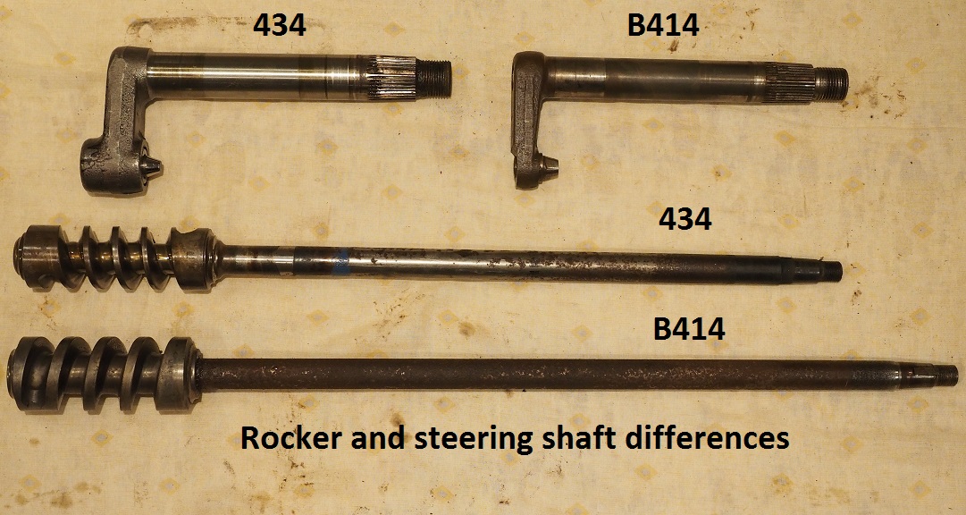 Case International Steering Shaft Differences